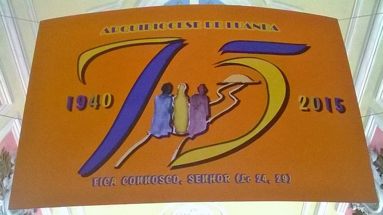Banner in The Old Cathedral, Luanda
